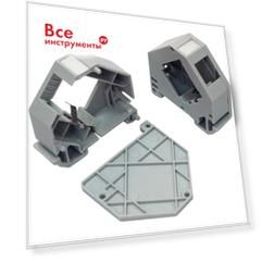 Бокс на DIN-рейку для установки модуля типа Keystone LANMASTER LAN-DRF-10K/BX-GY