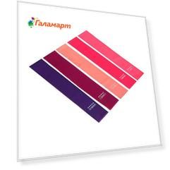 SILAPRO Ляйсан Набор фитнес резинок 5шт (2,5кг, 4,5кг,7кг, 9кг, 14кг), 60х5см, латекс