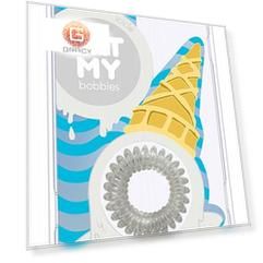 Eat My Bobbles, Резинки для волос в цвете «Лёд» Icicle, 3 шт