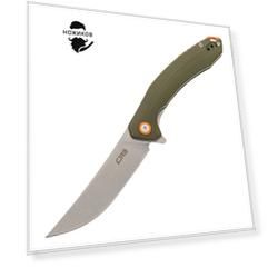 Складной нож Gobi, сталь AR-RPM9, Green G10