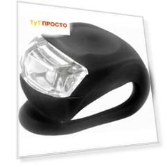 Фонарь велосипедный экос черный vel-05 5105