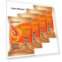 Креветочные чипсы, 75 г x 4 шт