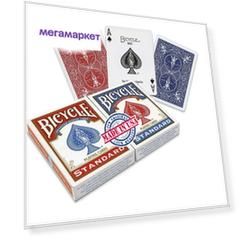 Игральные карты Bicycle Standard, 2 колоды, синяя и красная