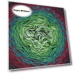Пряжа для вязания YarnArt 'Flowers' 250г, 1000м (55% хлопок, 45% полиакрил) (266 секционный), 2 мотка