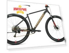 Велосипед взрослый Forward SPORTING 29 XX D черный матовый/золотой (RBK22FW29986)