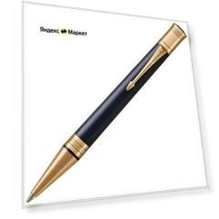 PARKER шариковая ручка Duofold K307, 1931373, черный цвет чернил
