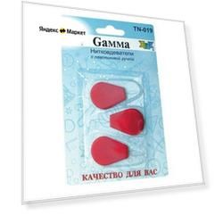 Нитевдеватель Gamma TN-019, красный, 3 шт.