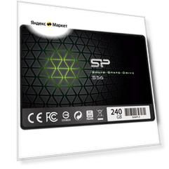 Твердотельный диск 240GB Silicon Power S56, 2.5", SATA III [R/W - 560/530 MB/s] TLC