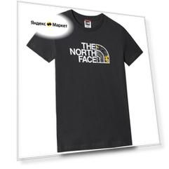 Футболка для активного отдыха The North Face Easy Tee S/S Y Asphalt Grey-Summit Gold Camo Print (US:XS)