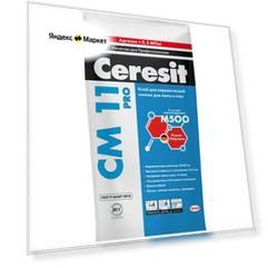 Клей для плитки и камня Ceresit CM 11 PRO серый 1 шт. 1 шт. 18 л 5 кг