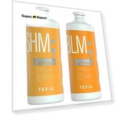 Набор для восстановления волос TEFIA MYCARE REPAIR ( Шампунь для волос 1000мл и Бальзам для волос 1000мл) без коробки