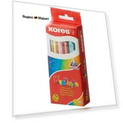 Kores Мелки восковые Krayones, 12 цветов, разноцветный