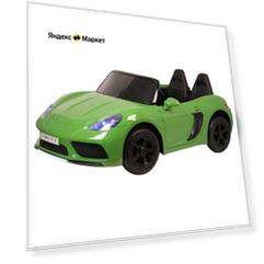 RiverToys Автомобиль Porsche Cayman T911TT, зеленый глянец