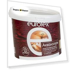 EUROTEX пропитка Аквалазурь, 2.5 кг, 2.5 л, утренний туман
