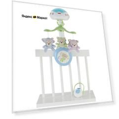 Электронный мобиль Fisher-Price Мечты о бабочках CDN41, белый/голубой