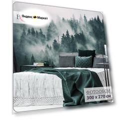Фотообои 3d Природа Туманный лес 300х270 см