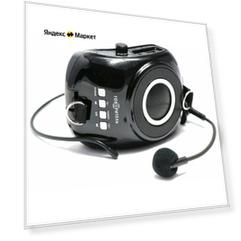 Усилитель голоса громкоговоритель мегафон РМ-88 с записью, bluetooth, MP3, USB, microSD, FM радио, есть минусовка.