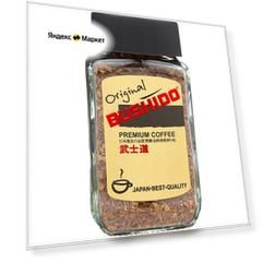 Кофе растворимый Bushido Original, стеклянная банка, 50 г