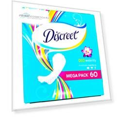 Discreet Ежедневные дышащие прокладки мультиформ, 60 шт (Discreet, Deo Водная лилия)