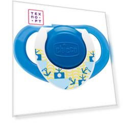 Пустышка Chicco Physio Морская 2 шт., 12 мес.+, силикон 310410130
