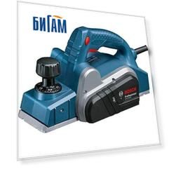 Электрический рубанок Bosch GHO 6500 0.601.596.000 (выборка четверти 9 мм, рабочая ширина 82 мм)