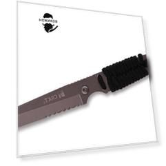 Нож с фиксированным клинком CRKT Stiff K.I.S.S., сталь Aus 6, рукоять паракорд