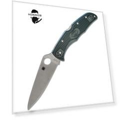 Нож складной Endura 4 Spyderco 10PGRE, сталь ZDP-189 Satin Plain, рукоять термопластик FRN, (British Racing Green) зелёный