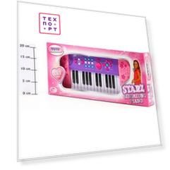 Музыкальный инструмент Potex на батар Синтезатор Starz Sing-Along Piano 25 клав арт 539B-pink