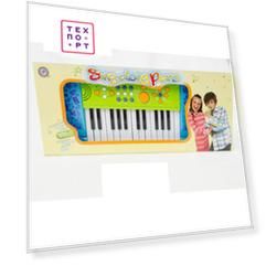 Музыкальный инструмент Potex на батар Синтезатор Sing-Along Piano 25 клав арт 539A-blue
