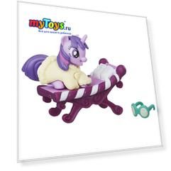 Коллекционная фигурка My little Pony Искорка, с аксессуарами