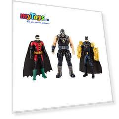 Набор фигурок DC Super Heroes "Batman" Бэтмен и Робин против Бэйна