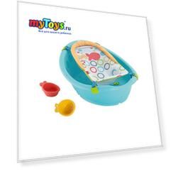 Детская ванночка Fisher Price "Купаемся и растем"