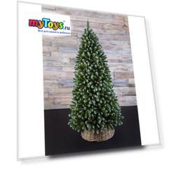 Искусственная ель Triumph Tree "Императрица с шишками", заснеженная, 185 см