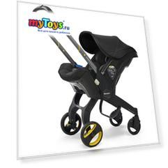 Коляска-автокресло Simple Parenting Doona+, 0-13кг, Nitro Black