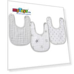 Слюнявчики Aden+anais "Little bibs", 3 штуки