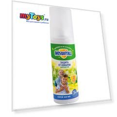 Спрей от комаров Mosquitall "нежная защита", 100 мл
