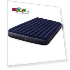 Надувной матрас Intex Classic Downy, 137*191 см