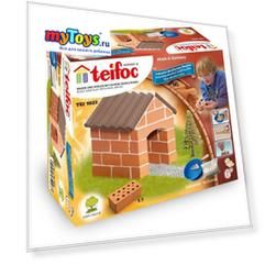 Конструктор из кирпичиков Teifoc "Коттедж", 75 деталей
