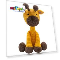 Вязаная  игрушка Niki Toys Жираф Марли, 40см