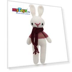 Вязаная  игрушка Niki Toys Кролик Эмма, 25см