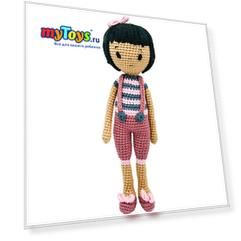 Вязаная  игрушка Niki Toys Кукла Бьянка, 40см