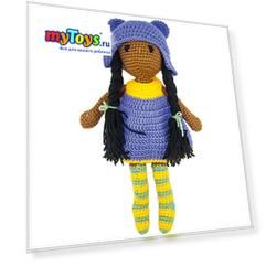 Вязаная  игрушка Niki Toys  Кукла Сара, 30см