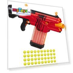 Бластер Nerf "Райвал Хаос", красный
