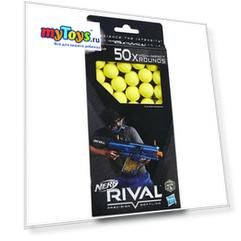 Шарики для бластеров NERF RIVAL, 50 штук