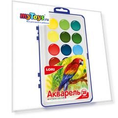 Акварельная краска 18 цв.