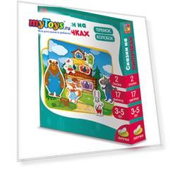 Сказки на липучках Vladi toys "Колобок. Теремок"