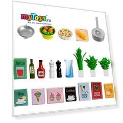 Аксессуары для домика Lundby Набор кухонных аксессуаров, 21 предмет