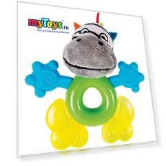 Прорезыватель-погремушка Happy Snail "Фру-Фру"