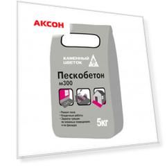 смесь сухая пескобетон м300 каменный цветок, 5 кг