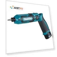 Отвертка MAKITA TD022DSE  ак уд 7.2В 2х1Ач Li-Ion 2450об/м 25Нм 1/4 0.56кг сумка подсветка